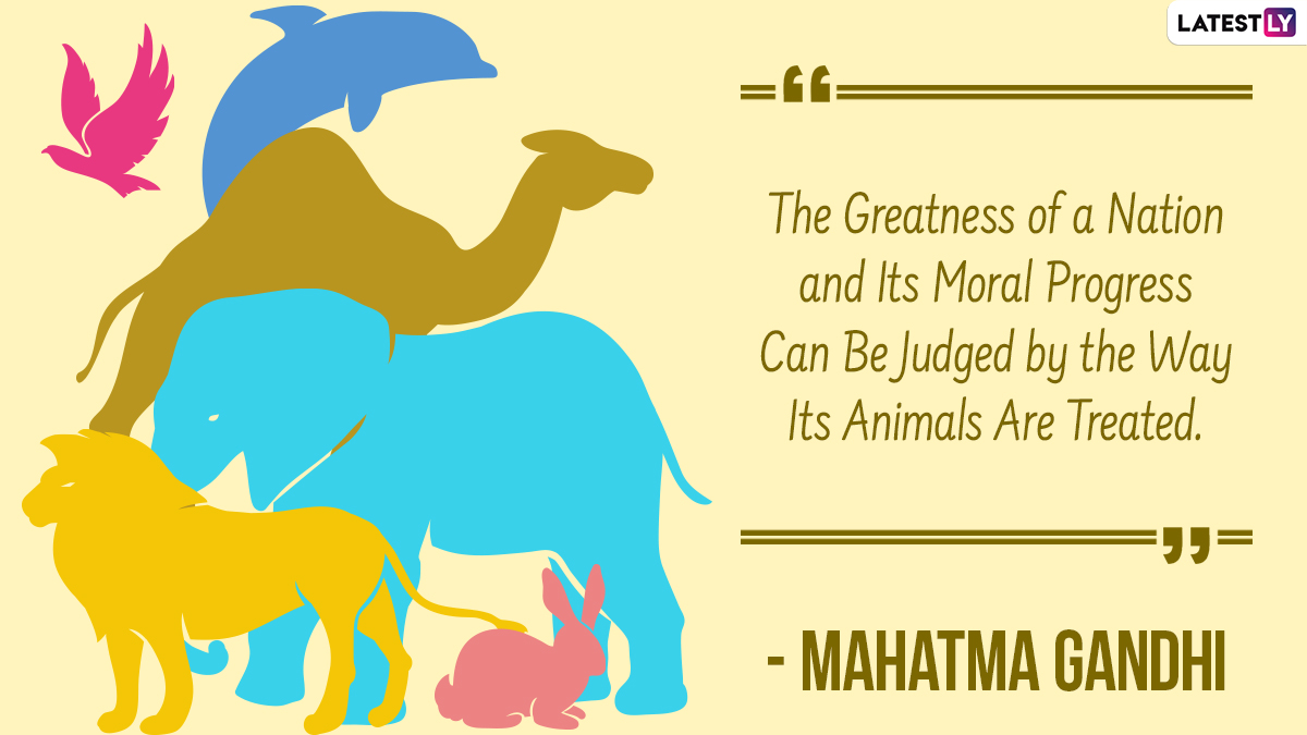 World Animal Day 2024 Quotes and Images Send Powerful Slogans, HD