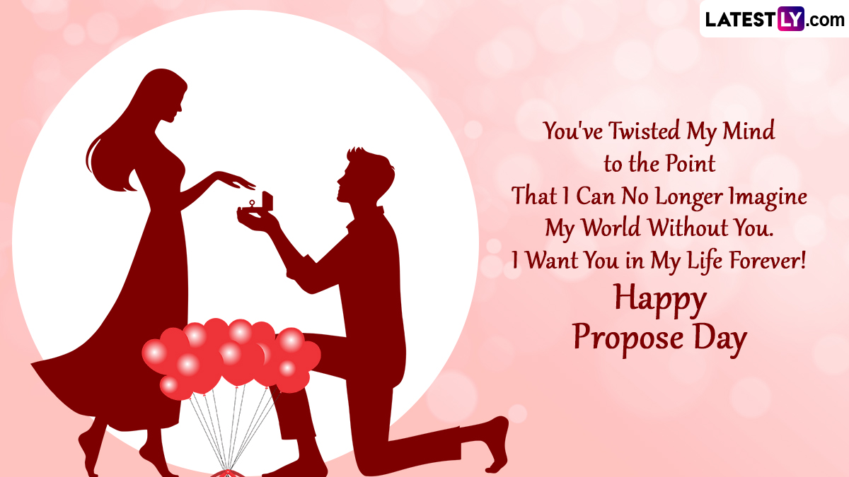 Happy Propose Day 2024 Wishes & Valentine's Day in Advance Messages