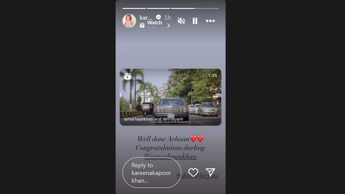 Karan Johar's Insta Story (Photo Credits: Instagram)