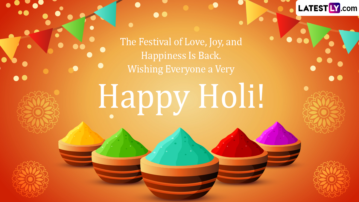 Happy Holi 2024 Wishes & Messages Facebook Greetings, WhatsApp DPs and