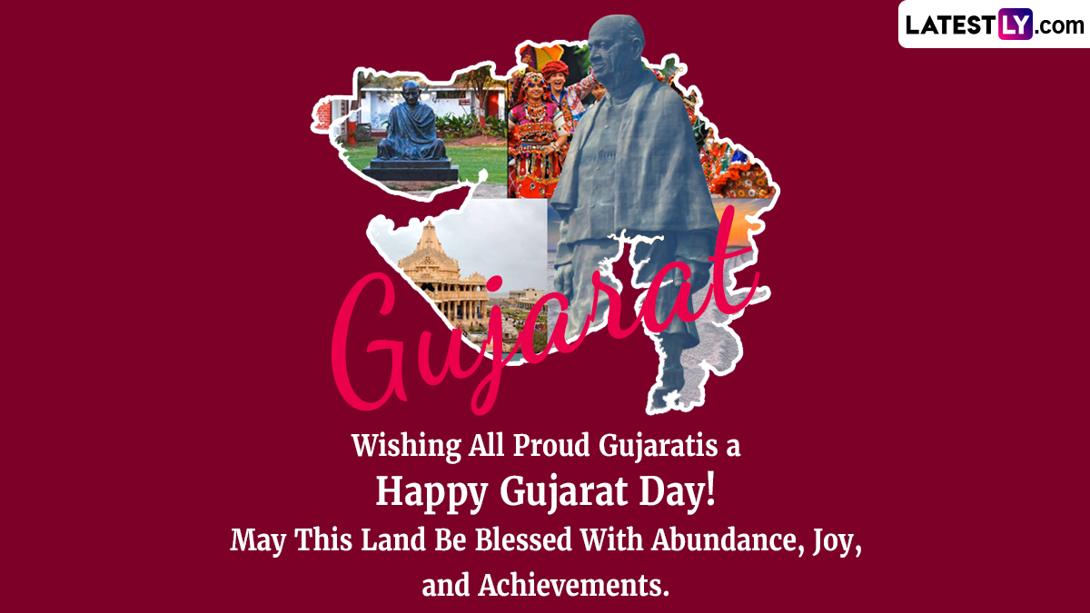 Gujarat Day 2024 Wishes & Greetings WhatsApp Status Messages, Images