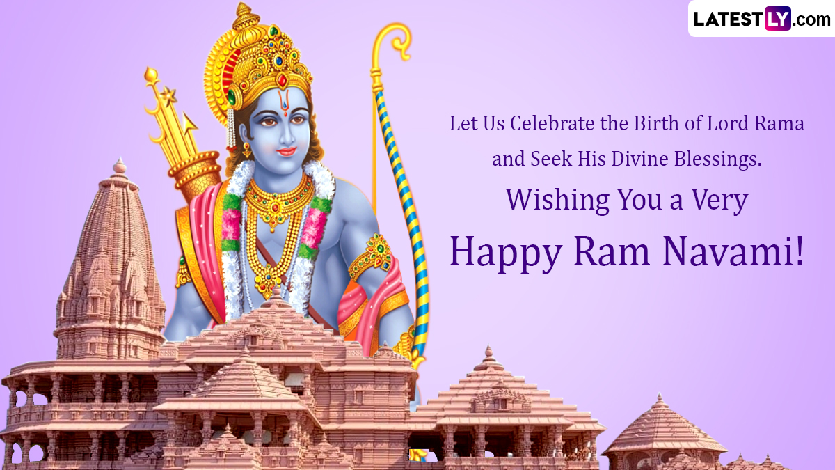 Happy Ram Navami 2024 Greetings & 'Jai Shree Ram' Photos for Free