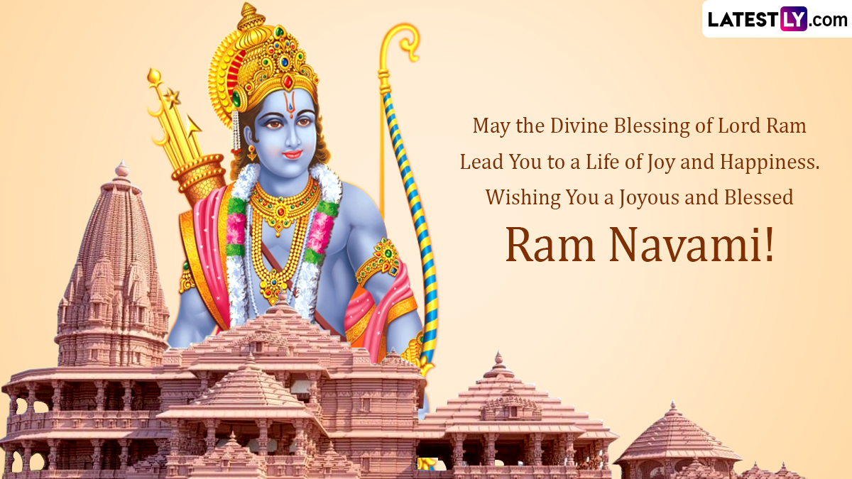 Happy Ram Navami 2024 Greetings & 'Jai Shree Ram' Photos for Free