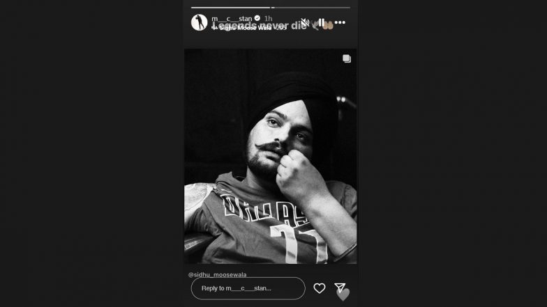 Aniversário da morte de Sidhu Moosewala: ​​MC Stan se lembra do falecido cantor Punjabi e diz ‘Legends Never Die’ (ver foto)