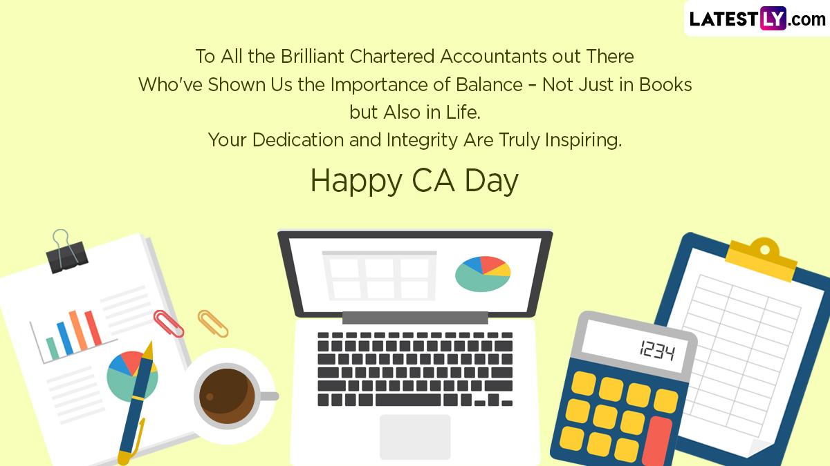 CA Day 2024 Wishes and Greetings Send Happy CA Day Messages, Chartered