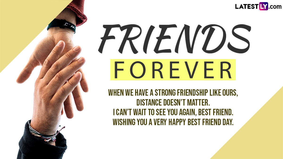 National Best Friends Day 2024 Wishes and Greetings Images, Quotes