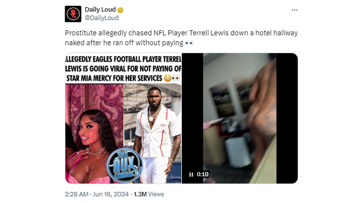 OnlyFans Model Mia Mercy Chases NFL Player Terrell Lewis Down a Hotel  Hallway Fully Naked After He Allegedly Ran Off Without Paying, NSFW Video  Goes Viral | 👍 LatestLY