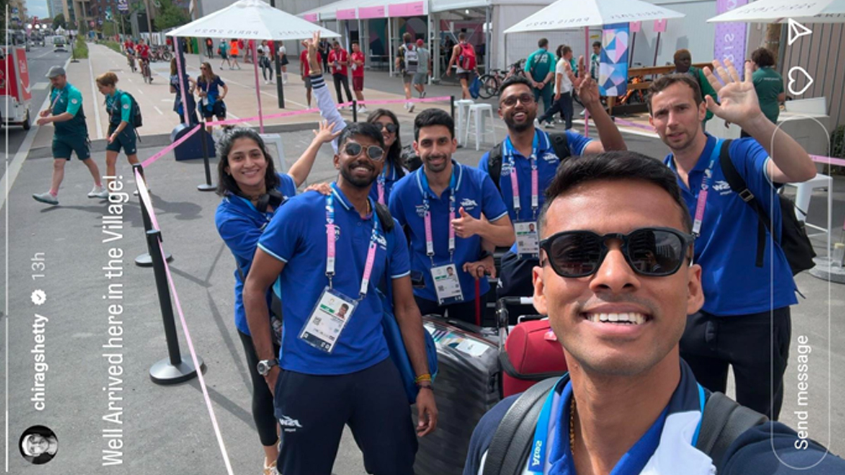 Ace Shuttler Chirag Shetty Shares Photos From Olympic Village As Indian ...