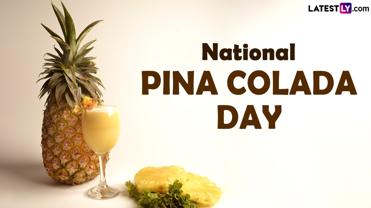 Happy National Pina Colada Day 2024 Wishes Send National Pina Colada