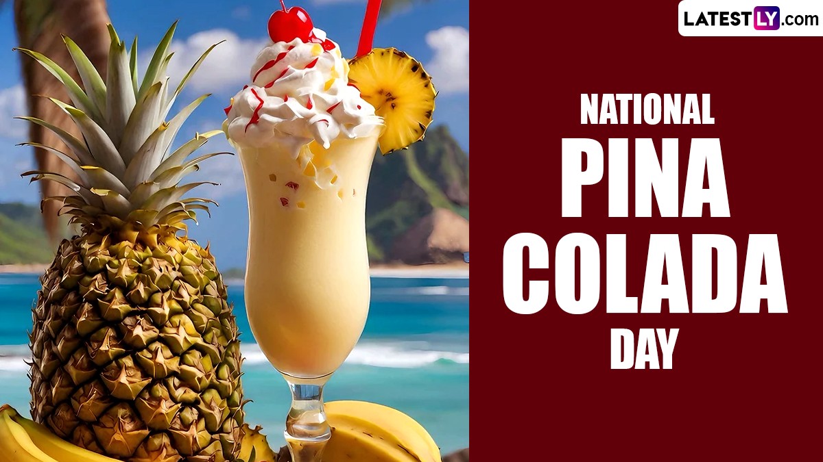 Happy National Pina Colada Day 2024 Wishes: Send National Pina Colada ...