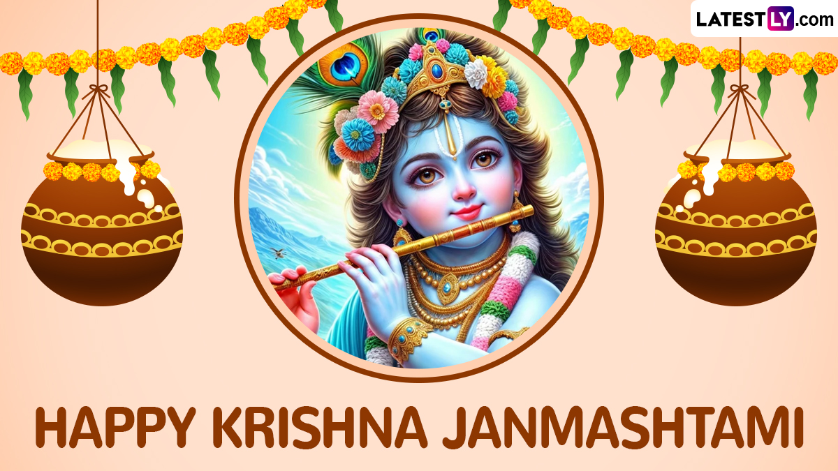 Lord Krishna Janmashtami Wishes 2024 Images WhatsApp Messages, Quotes