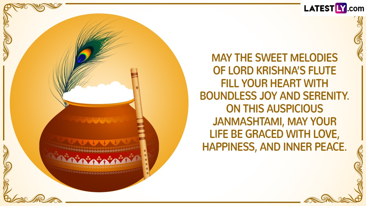 Janmashtami 2024 Greetings and Gokulashtami HD Images Wish Happy