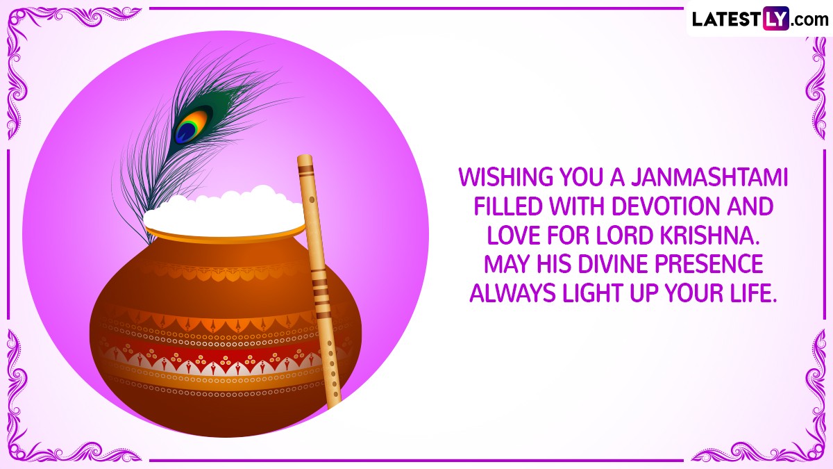 Janmashtami 2024 Greetings and Gokulashtami HD Images Wish Happy