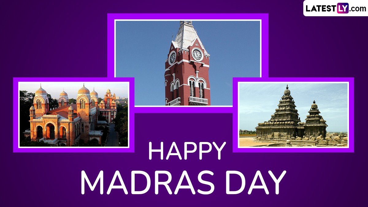 Happy Madras Day 2024 HD Images and Wallpapers for Free Download Online