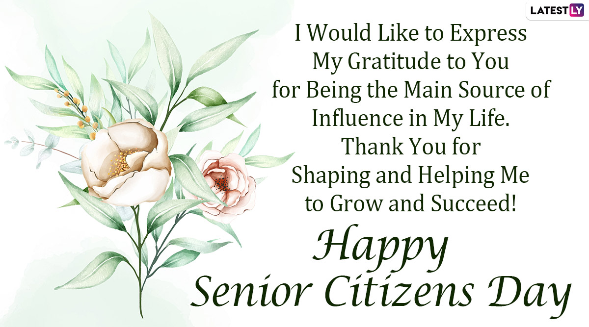 National Senior Citizens Day 2024 Wishes, Greetings and Quotes