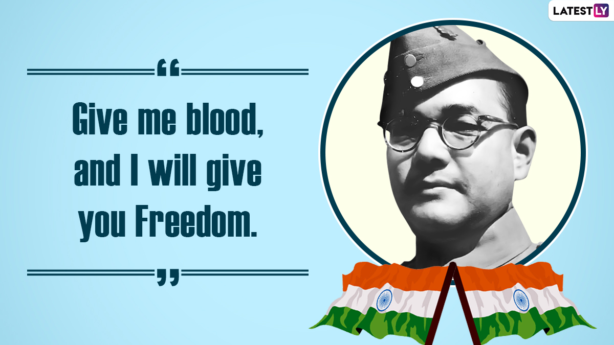 Netaji Subhas Chandra Bose Death Anniversary 2024 Quotes and Images ...