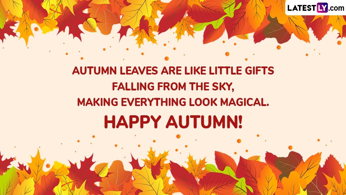 Happy First Day of Fall 2024 Wishes and Autumnal Equinox Images