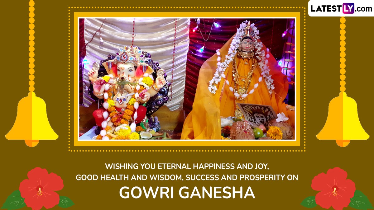 Happy Gowri Ganesha 2024 Wishes Share WhatsApp Messages, HD Wallpapers