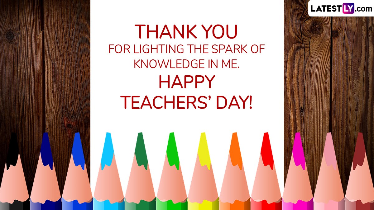 Teachers’ Day 2024 Wishes and HD Images: Thank You Messages, WhatsApp ...