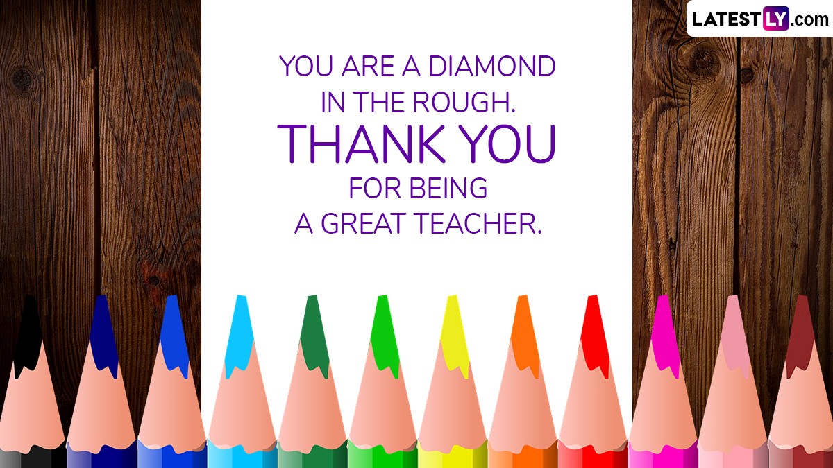 Teachers’ Day 2024 Wishes and HD Images Thank You Messages, WhatsApp