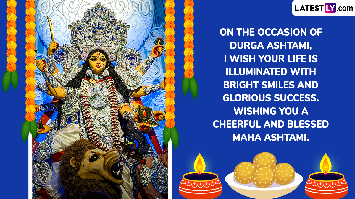 Happy Durga Ashtami 2024 Wishes and Maha Ashtami Greetings Send