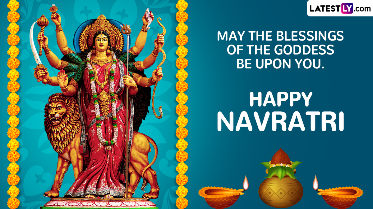 First Day of Navratri 2024 Wishes and Images: Share Navratri Greetings ...