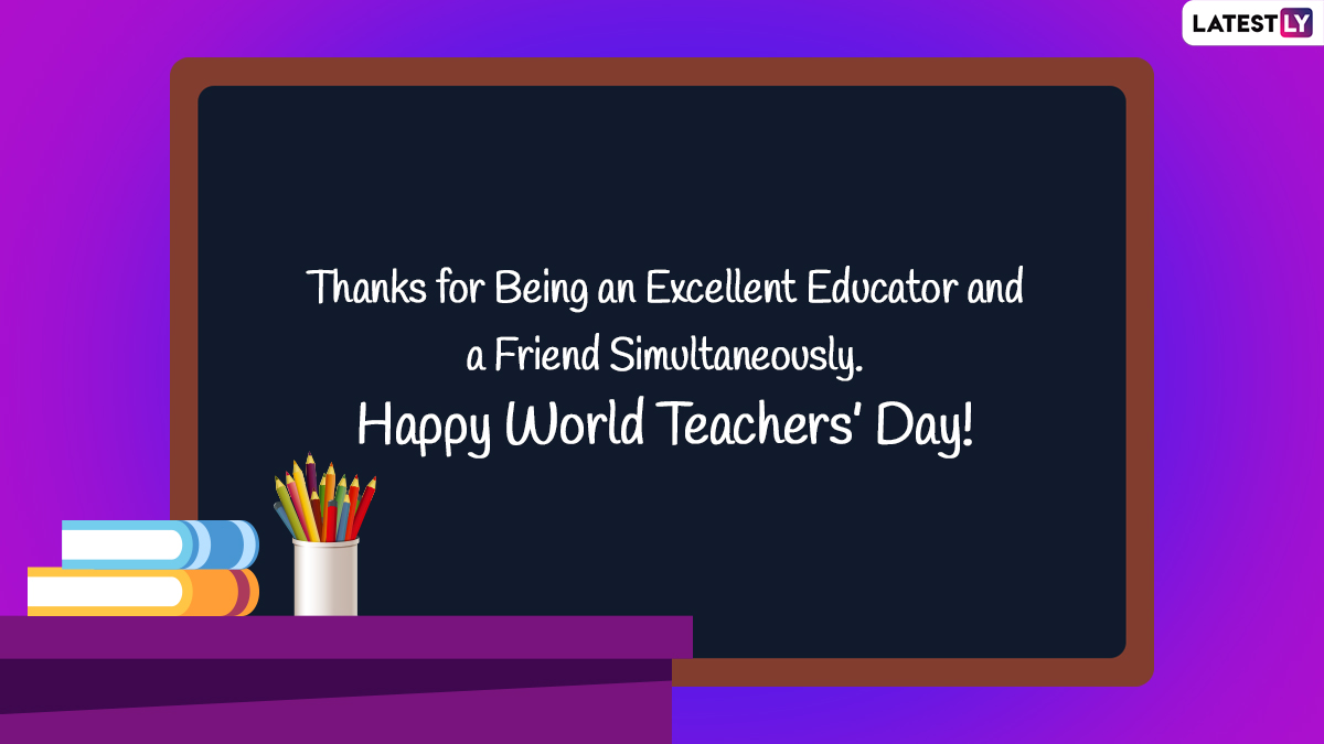 Happy World Teachers’ Day 2024 Wishes and Thank You Messages Send HD