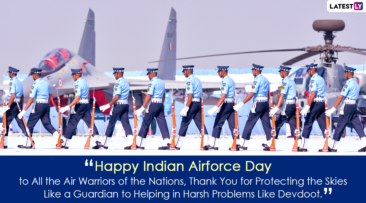 Indian Air Force Day 2024 Wishes, Quotes and HD Images Send Messages