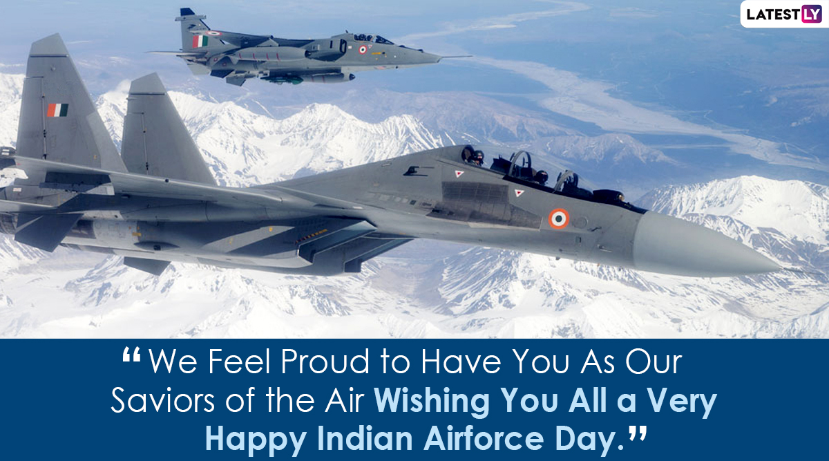 Indian Air Force Day 2024 Wishes, Quotes and HD Images Send Messages