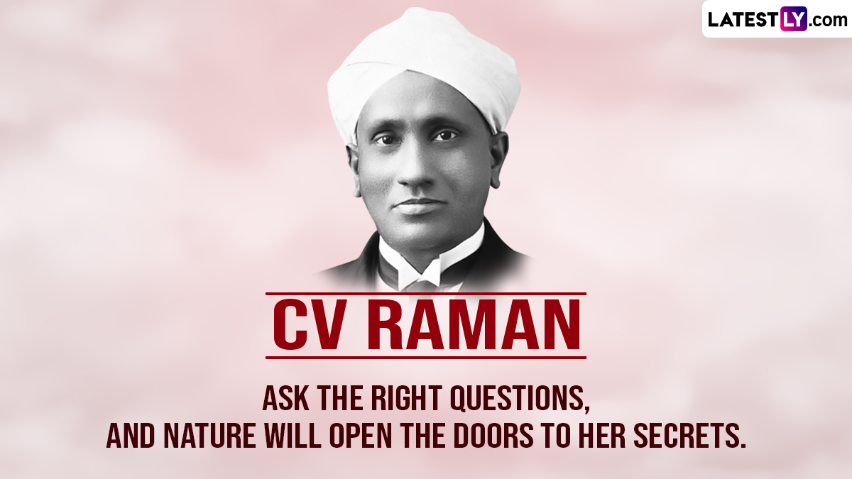 CV Raman Birth Anniversary 2024 Images and HD Wallpapers for Free ...