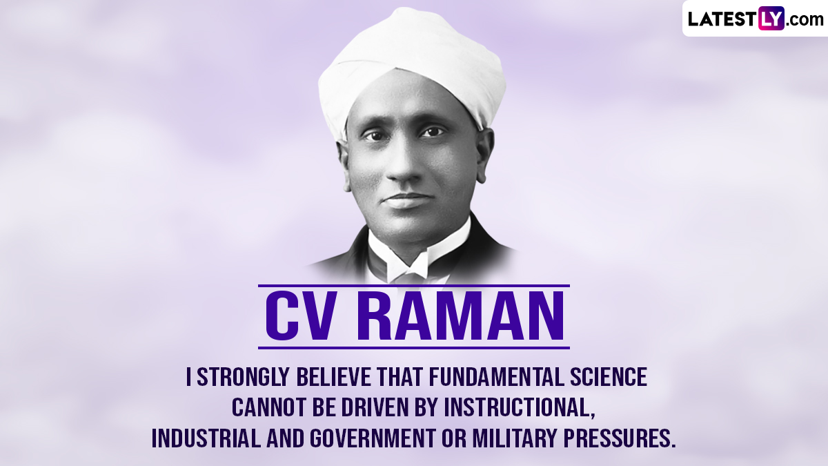 CV Raman Birth Anniversary 2024 Images and HD Wallpapers for Free ...