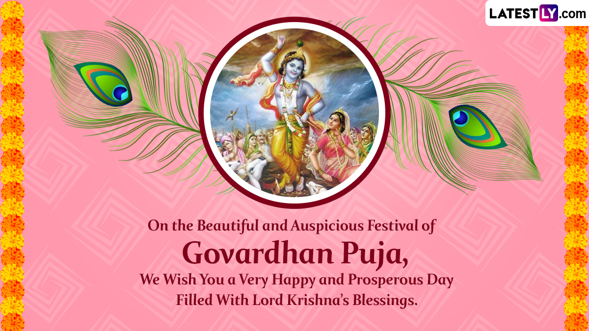 Govardhan Puja 2024 Wishes and Greetings Share Messages, Quotes, HD