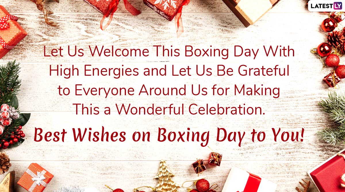 Boxing Day 2024 Wishes and Images Share Messages, Greetings, HD