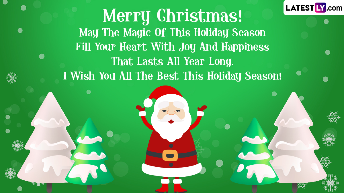 Christmas 2024 Messages And Greetings: Wish Merry Christmas With Xmas ...